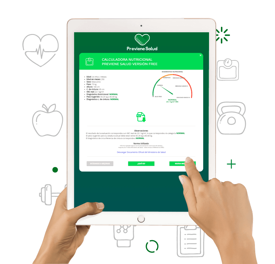 Aplicación en tablet